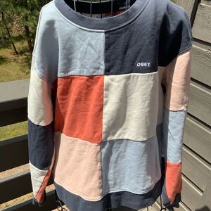 Obey Multicolor Organic Sweatshirt